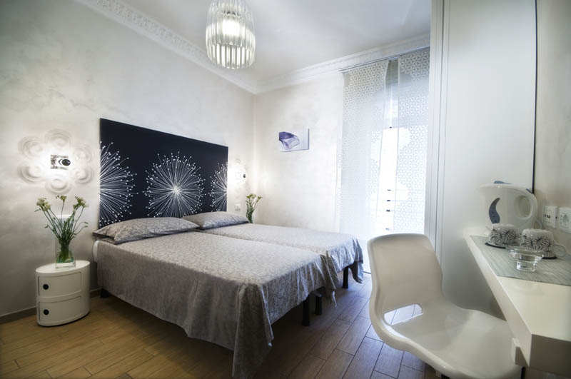 The room has private bathroom and is equipped with air conditioning and wireless internet connection.