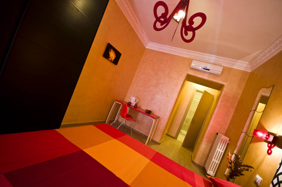 The room has private bathroom and is equipped with air conditioning and wireless internet connection.